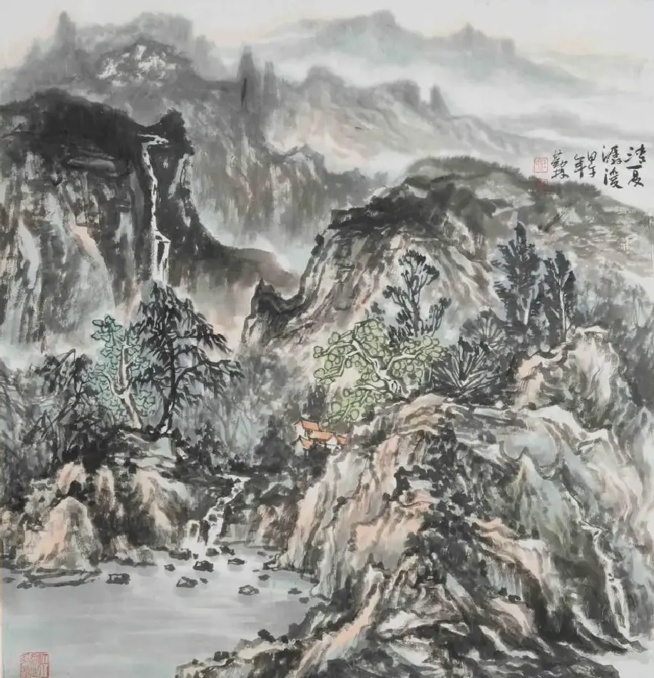 任勤林·清夏潺湲
