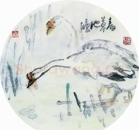 吴山明·春草池塘