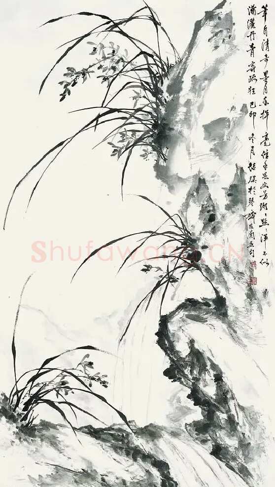 刘继瑛·兰花石头