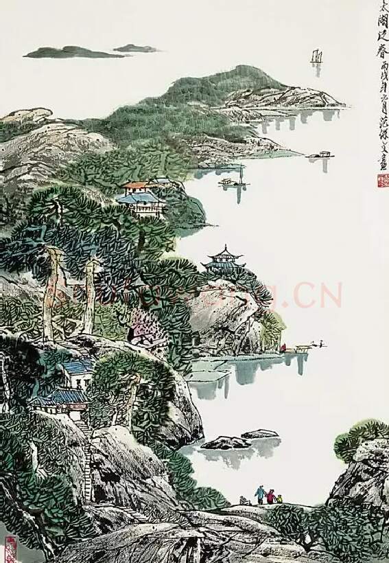 范保文·太湖泛春