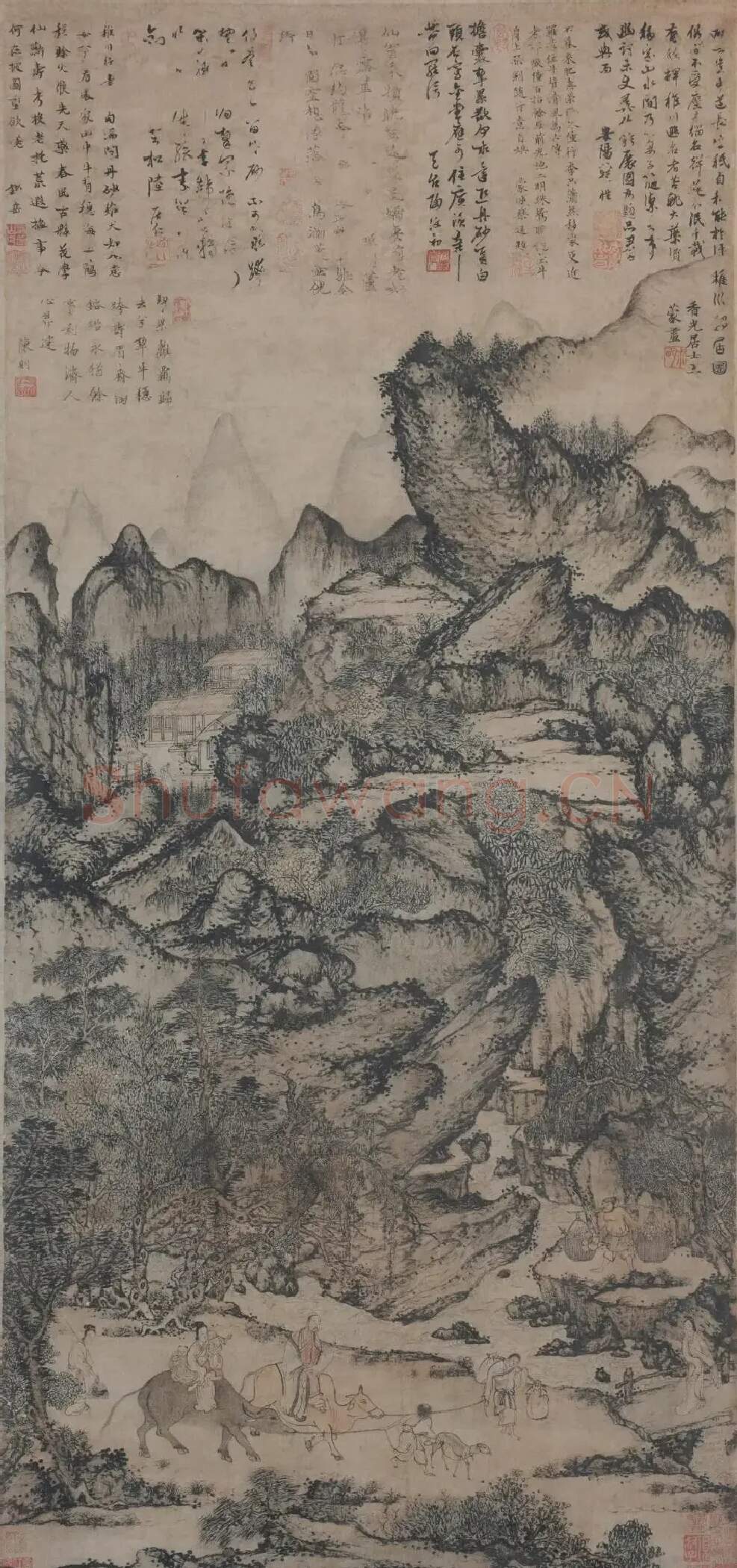 王蒙·稚川移居图
