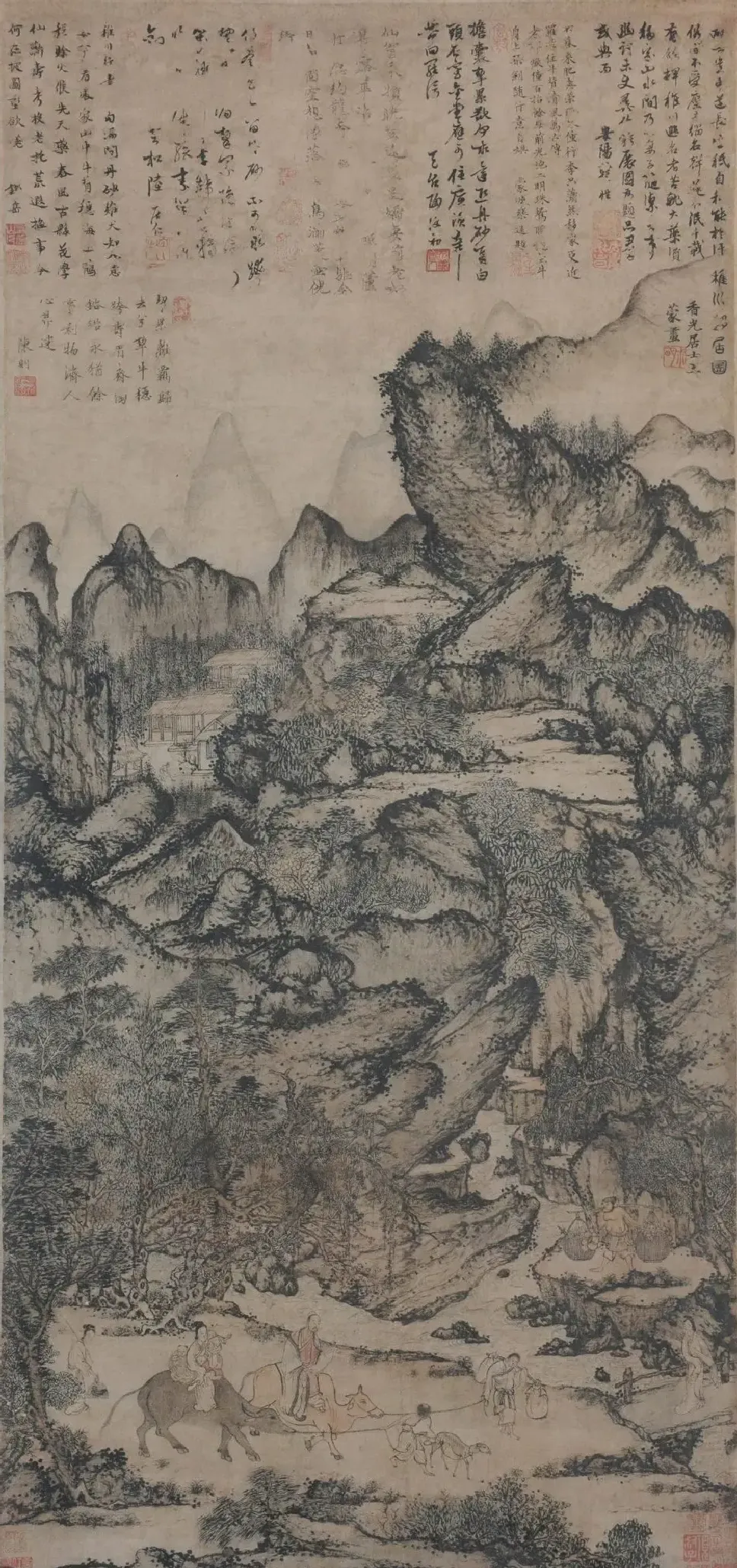 王蒙·稚川移居图