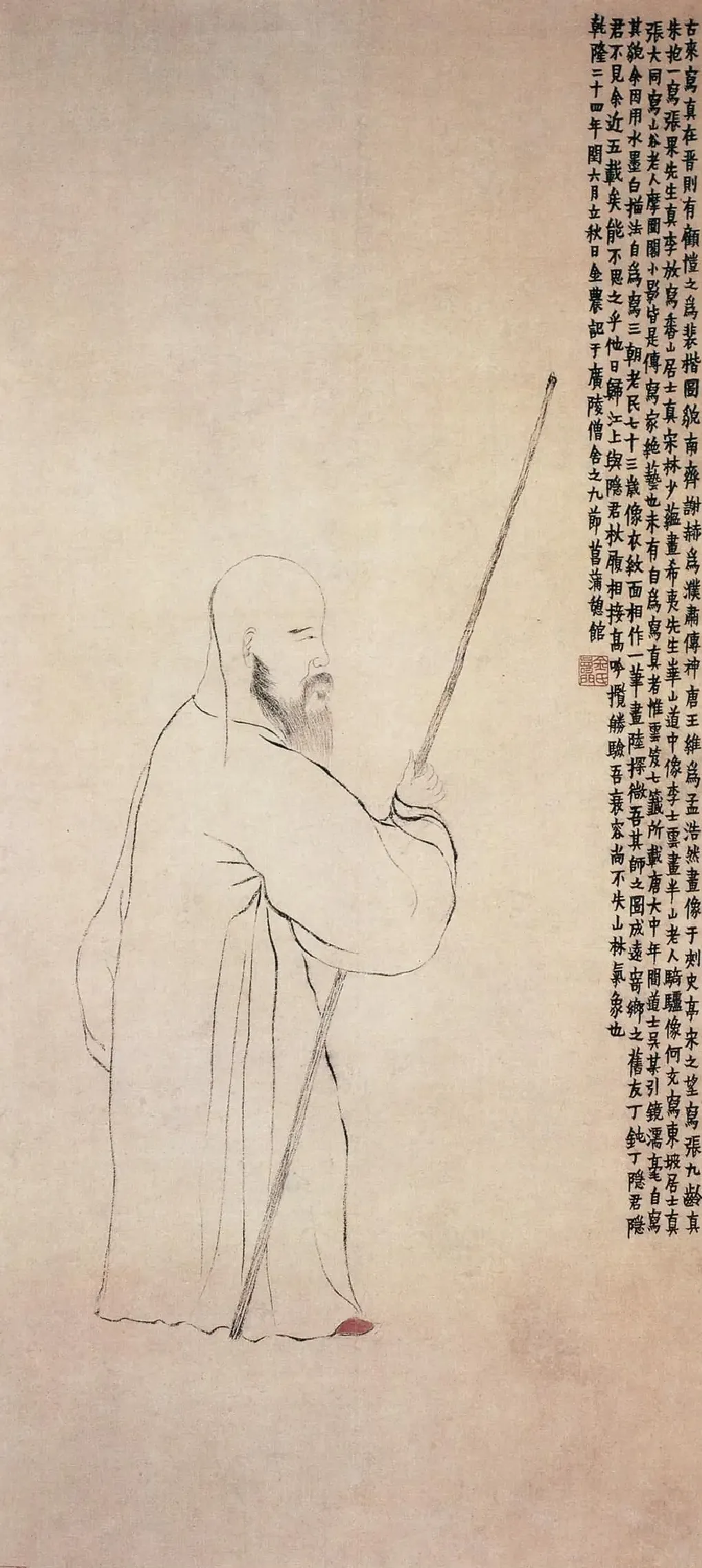 金农·自画像