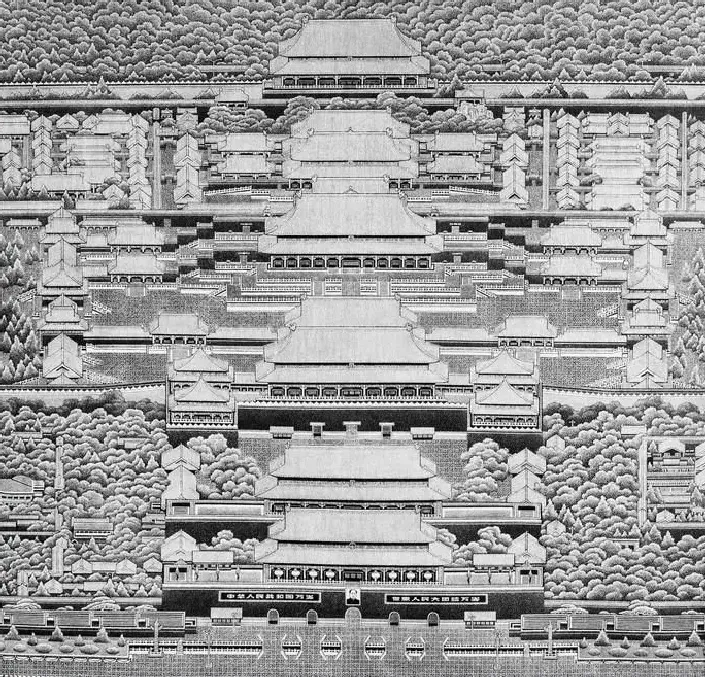 赵修柱·紫禁城（1989年122X122）