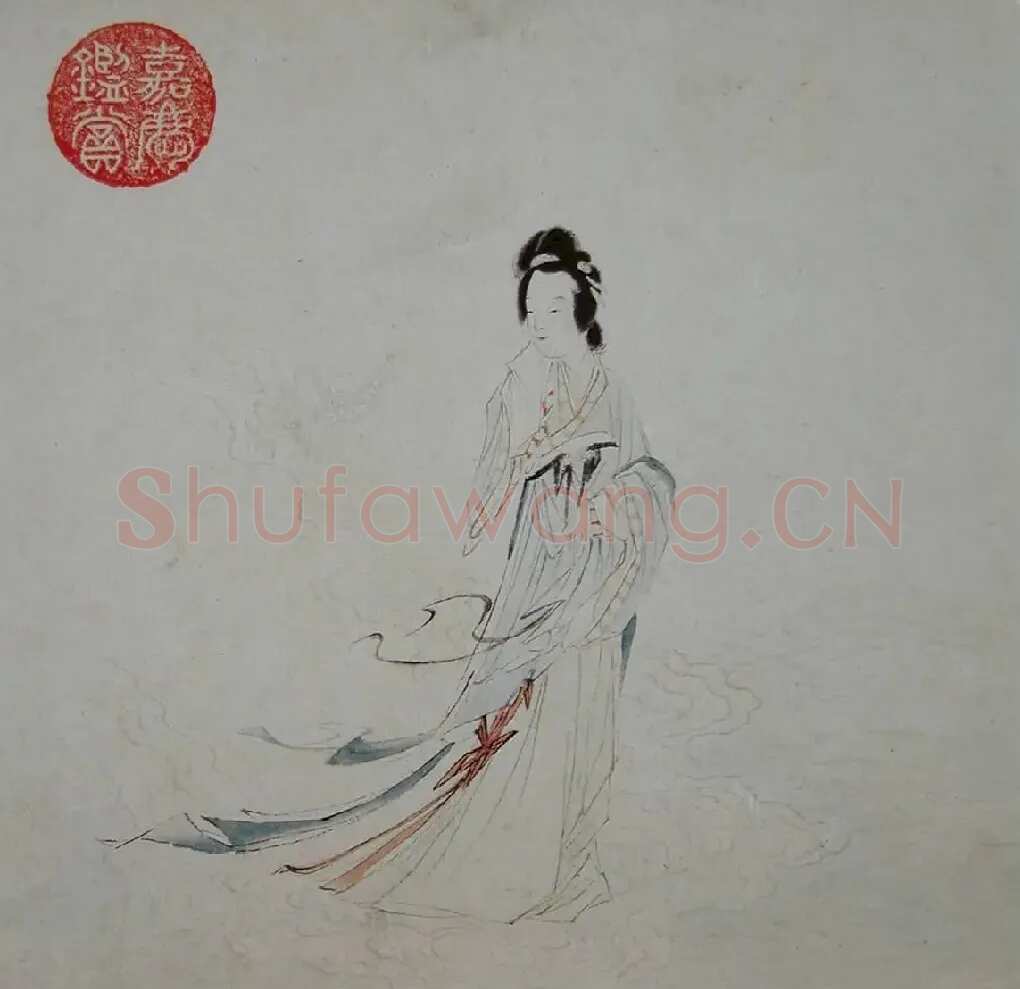 仇英·美人春思图