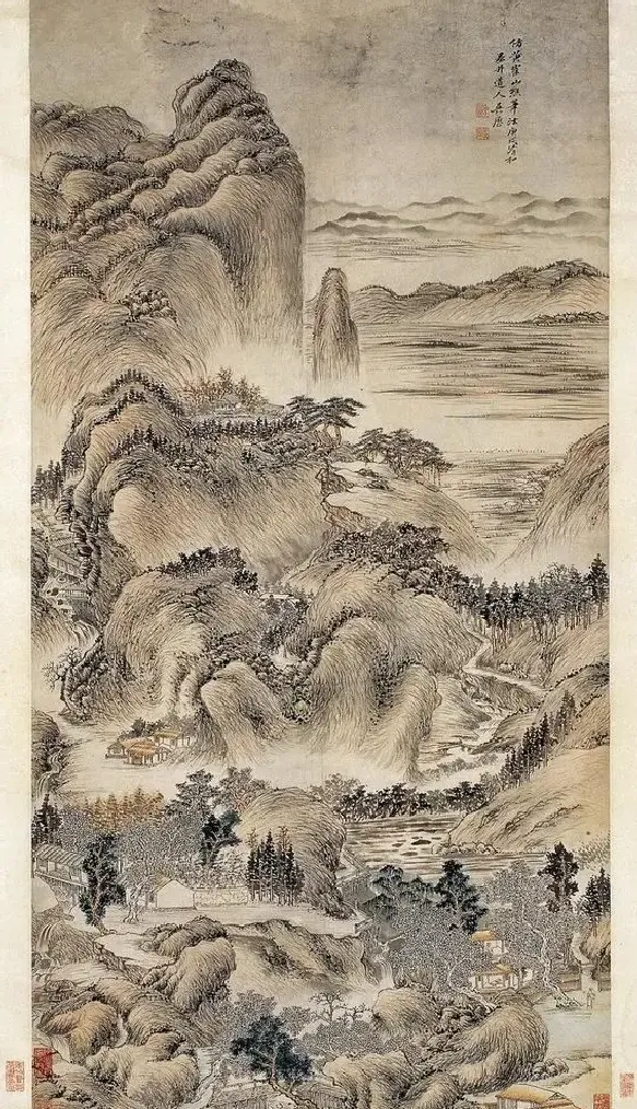 吴历·仿黄鹤山樵笔意