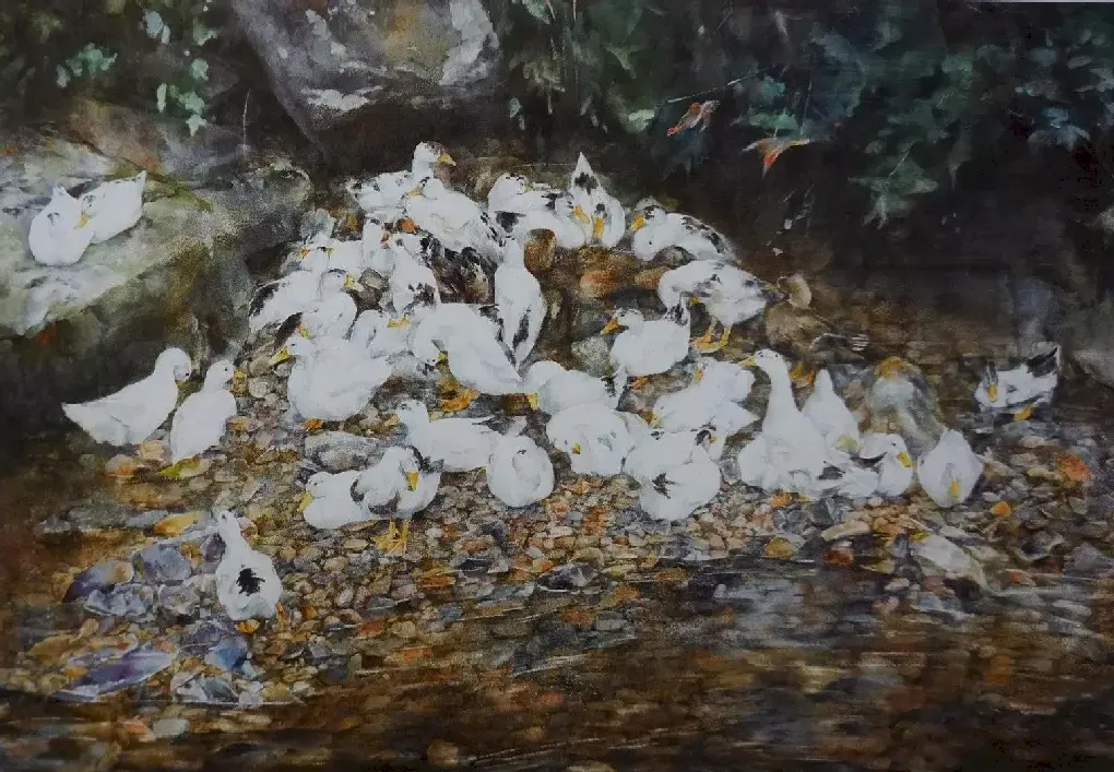 吴黔红·鸭群