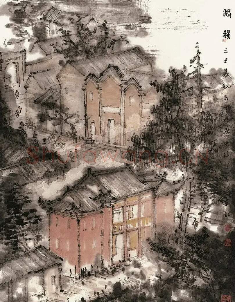 周波·镇隆写生