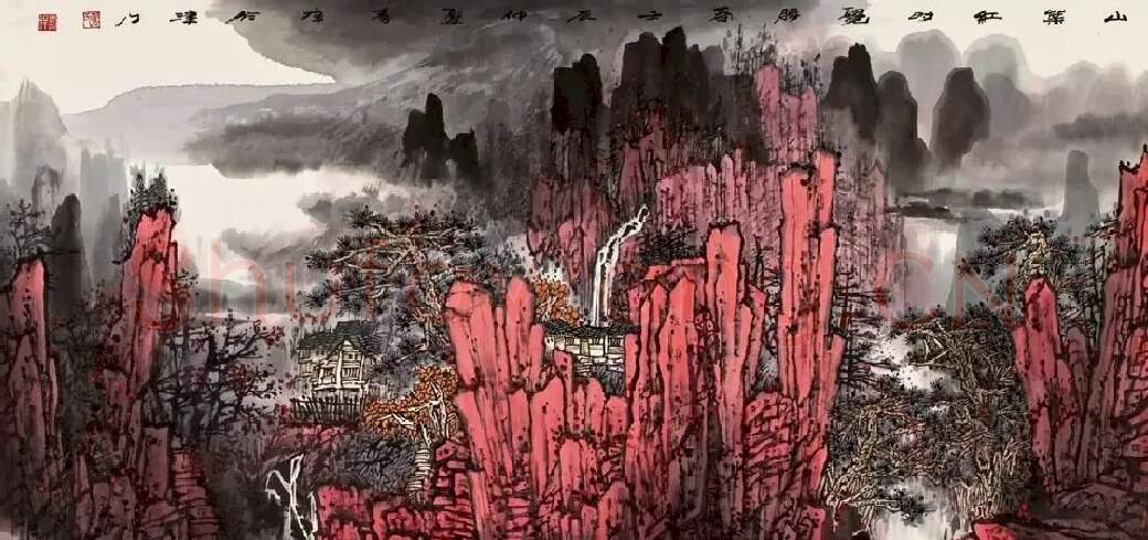 张寿庠·山叶红时觉胜春