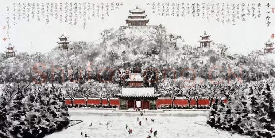 张仁芝·景山冬雪