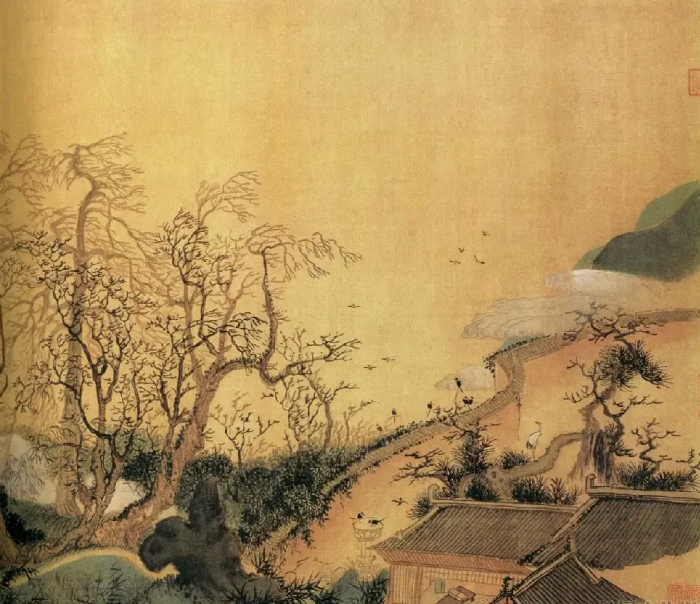 吴历·兴福庵感旧图