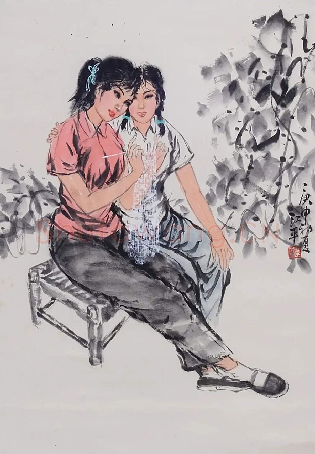 江平·织围巾