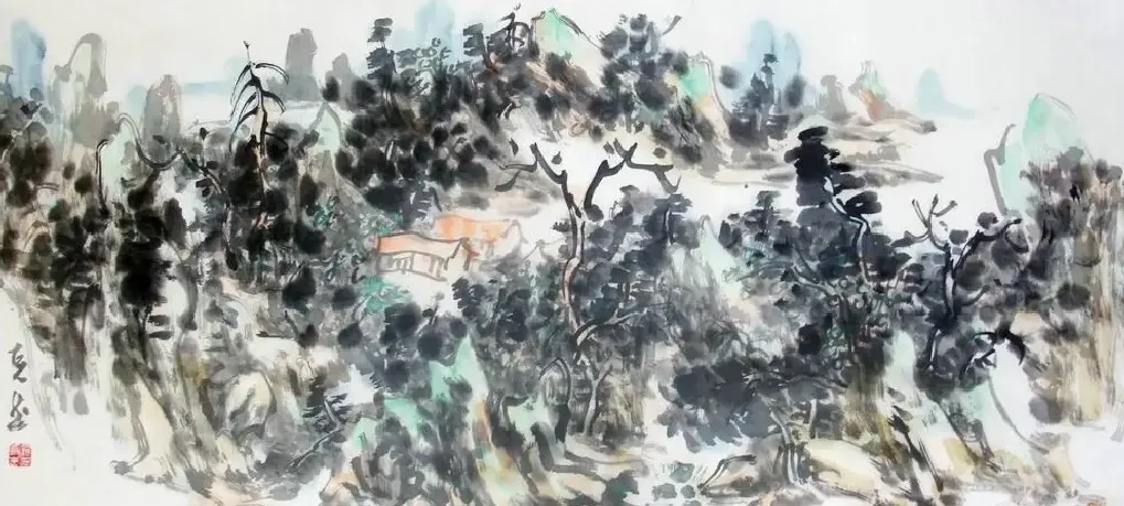 沈克斌·山水作品