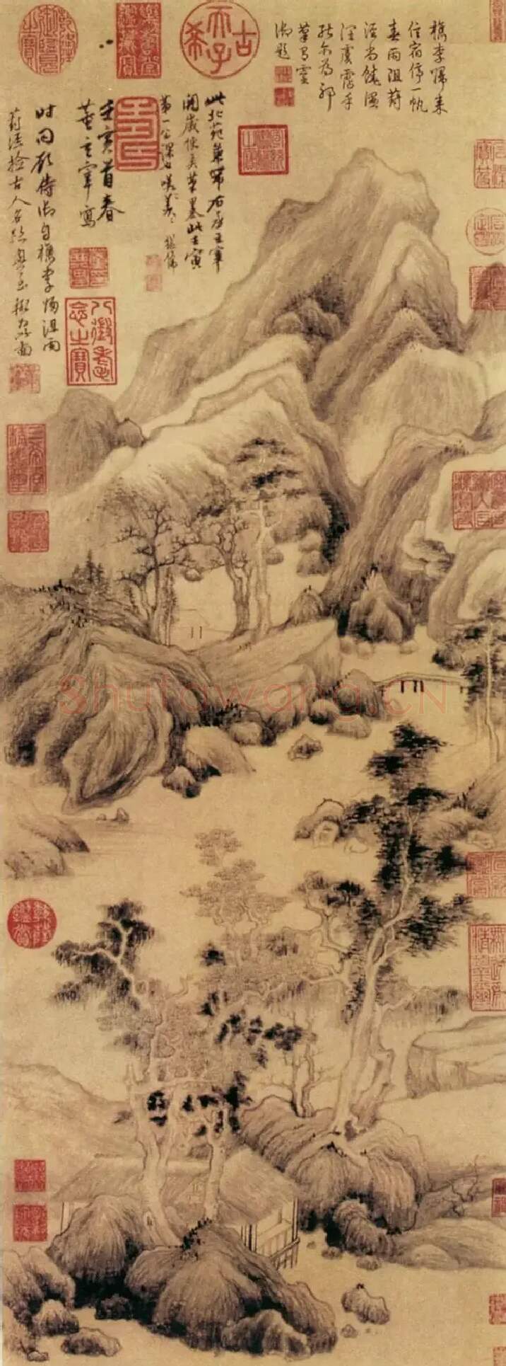 董其昌·葑泾访古图