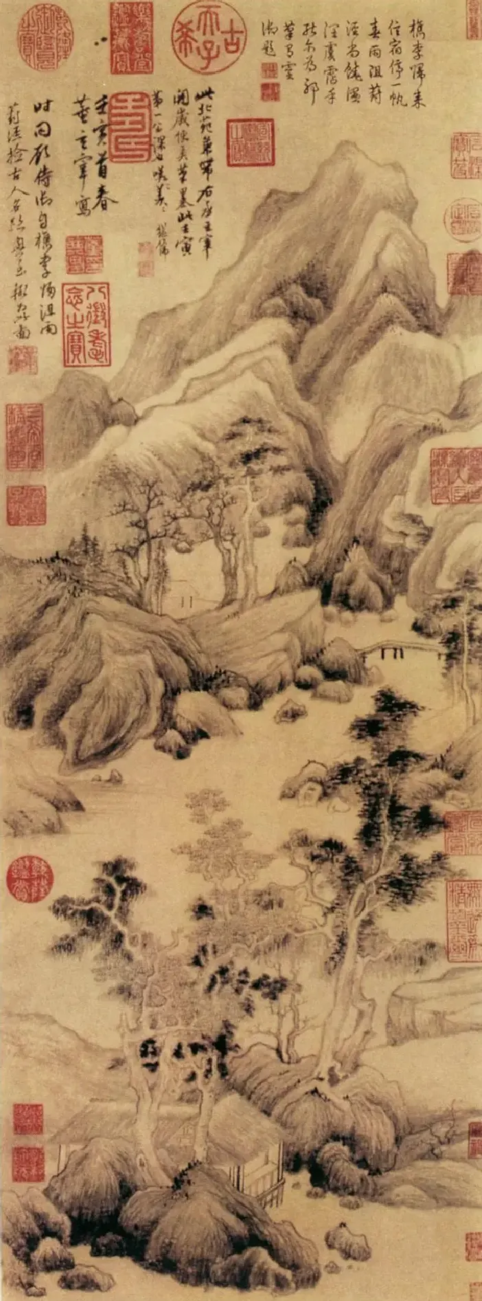 董其昌·葑泾访古图