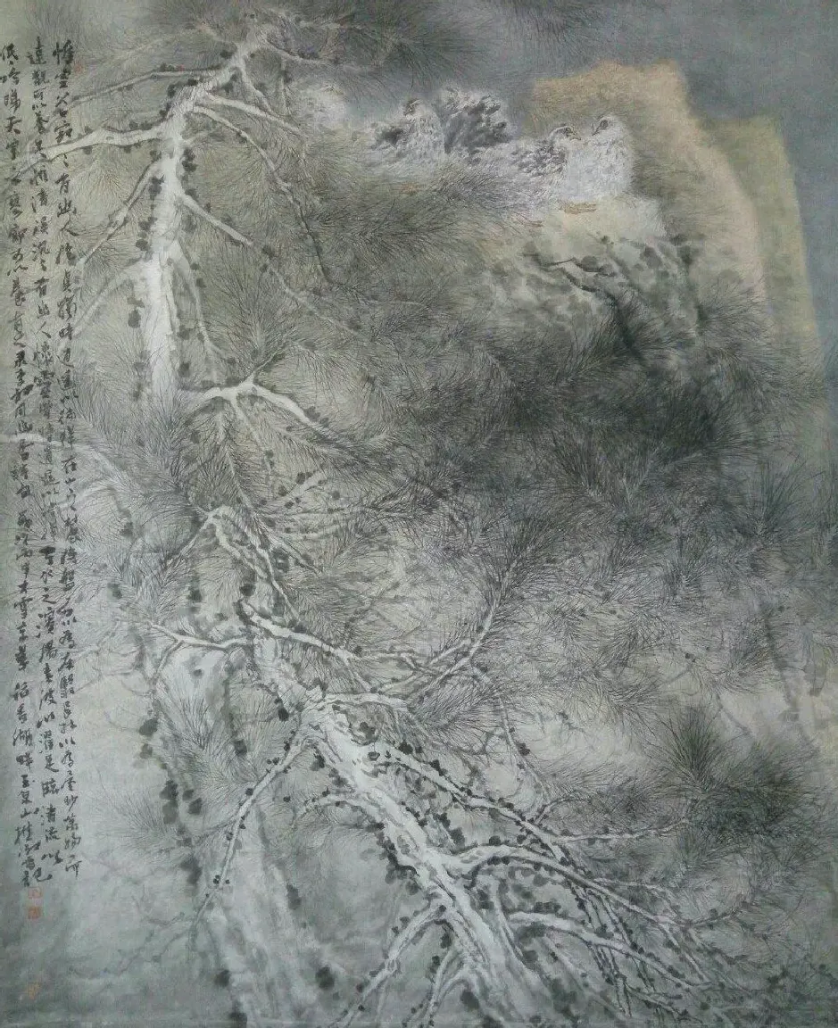 马淑雷·秋崖茏翠