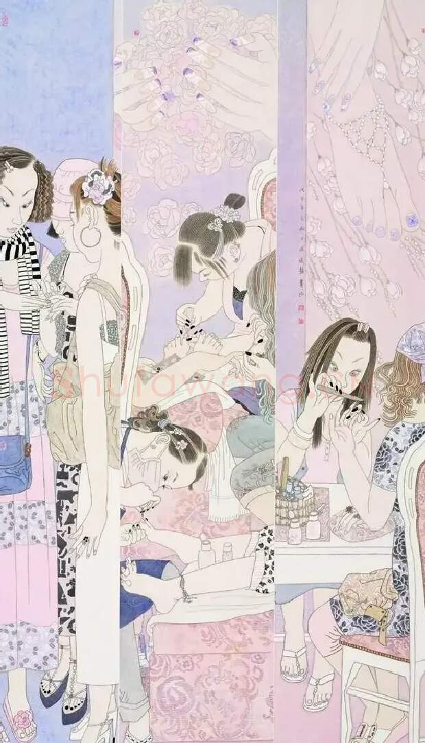 庄道静·潮·美甲