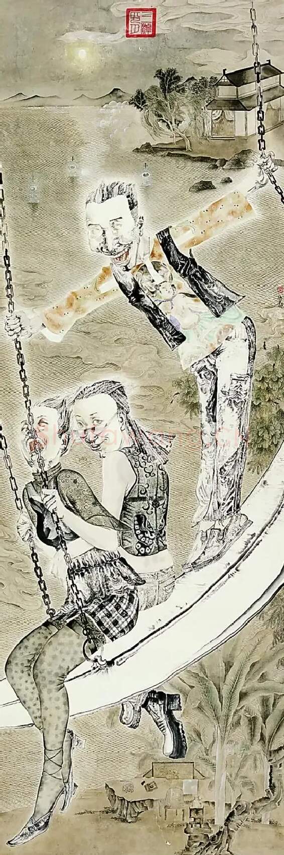 秦修平·游园－2
