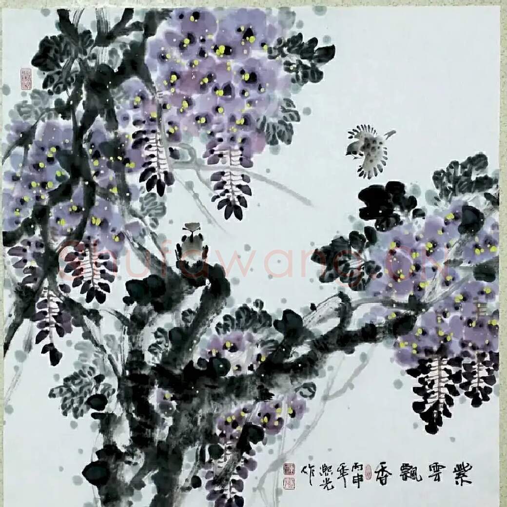 陈熙光·紫藤