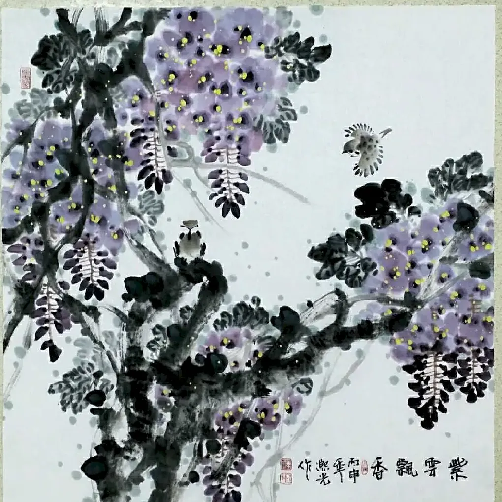 陈熙光·紫藤