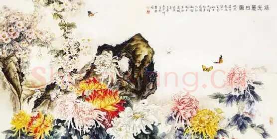 王少卿·秋光丽日图