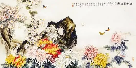 王少卿·秋光丽日图