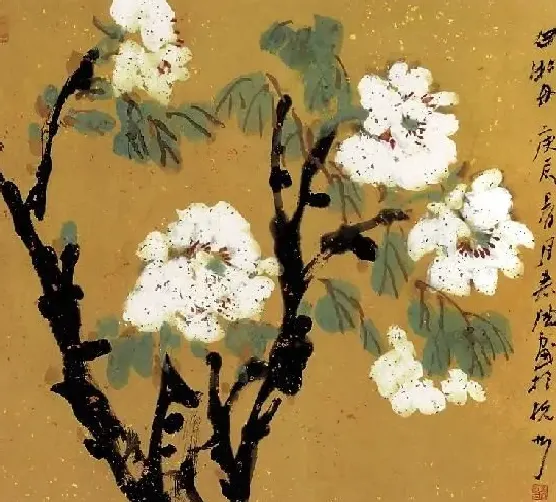 徐君陶·白牡丹