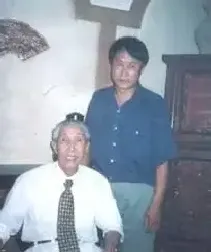 王开选·与齐白石长孙齐佛来