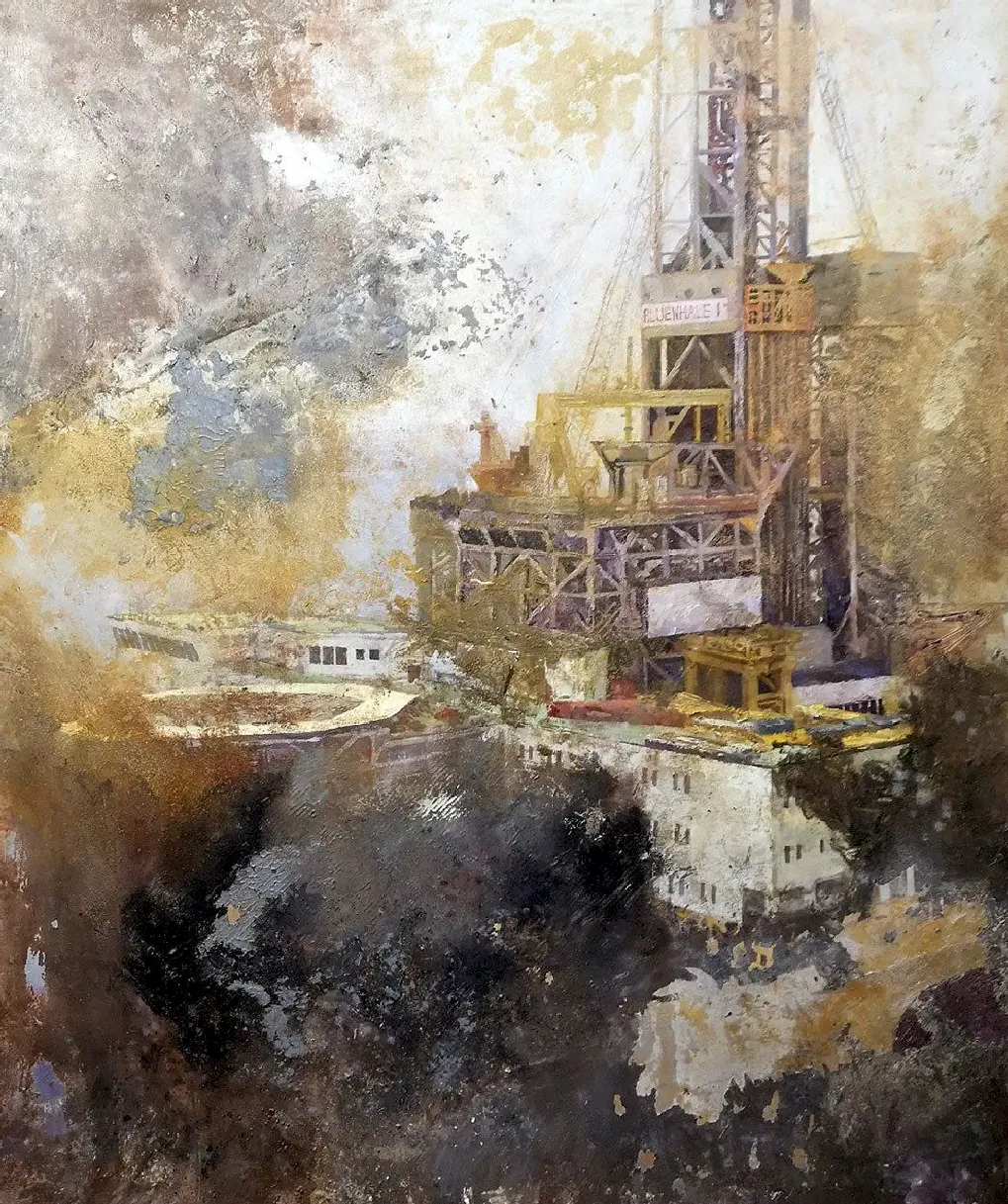 李帅·《大国重器》“第十三届全国美术作品展览”入选作品  185X230cm
