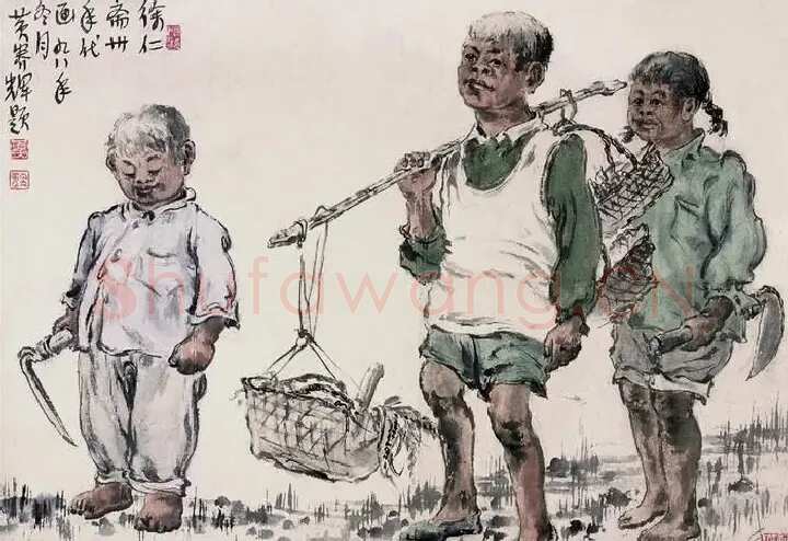 徐风·割草图