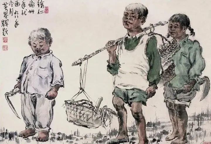 徐风·割草图