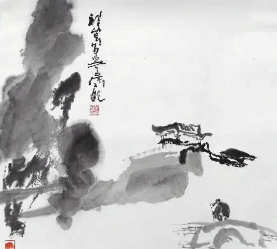 张毅·独立小桥风满袖