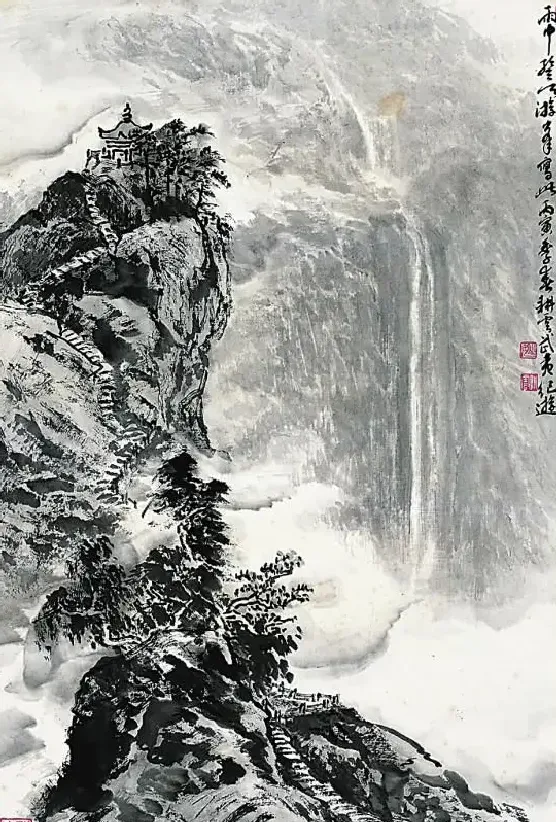 姚耕云·雨中游武夷