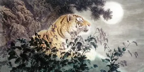 张葆桂·月下