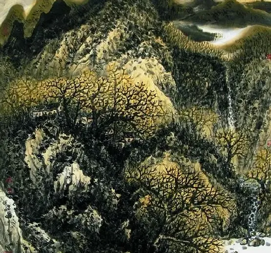 王佑学·山村秋意