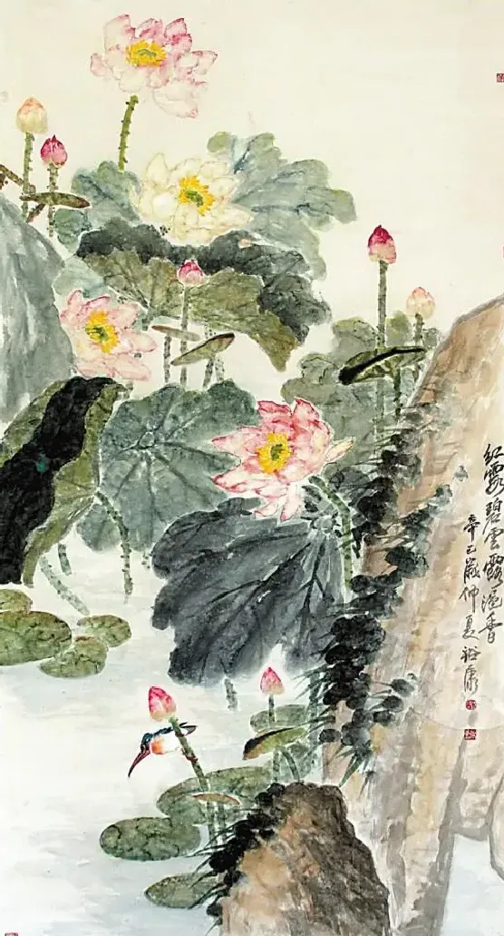 苏裕康·红霞碧云露涵香