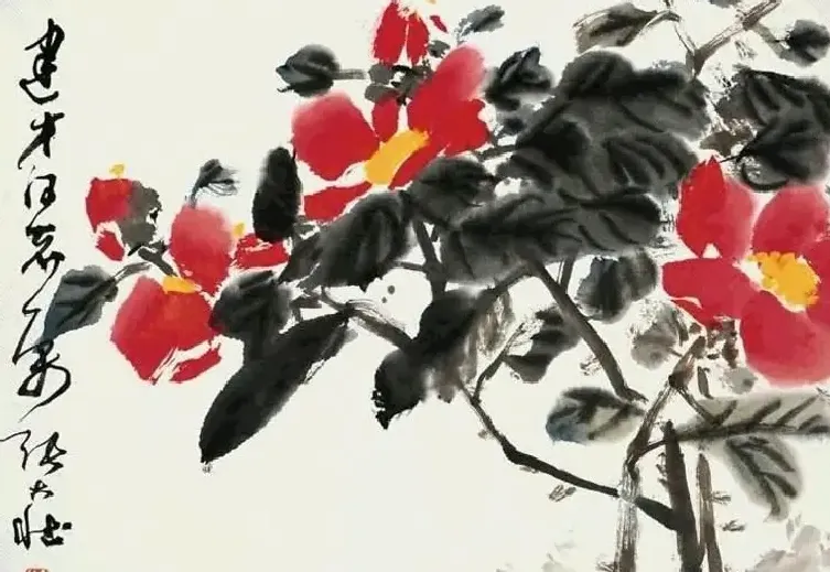 张大壮·山茶花