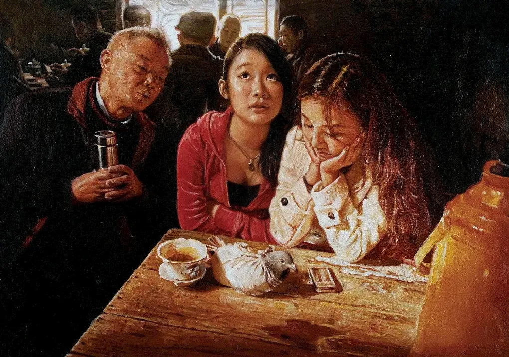 陈安健·茶馆系列