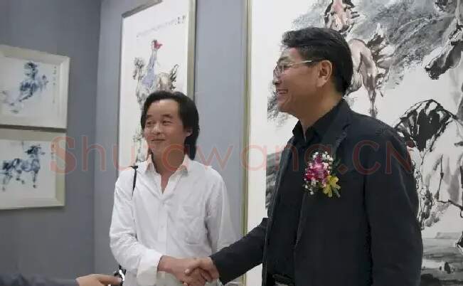 黄华·参加吴迅先生画展