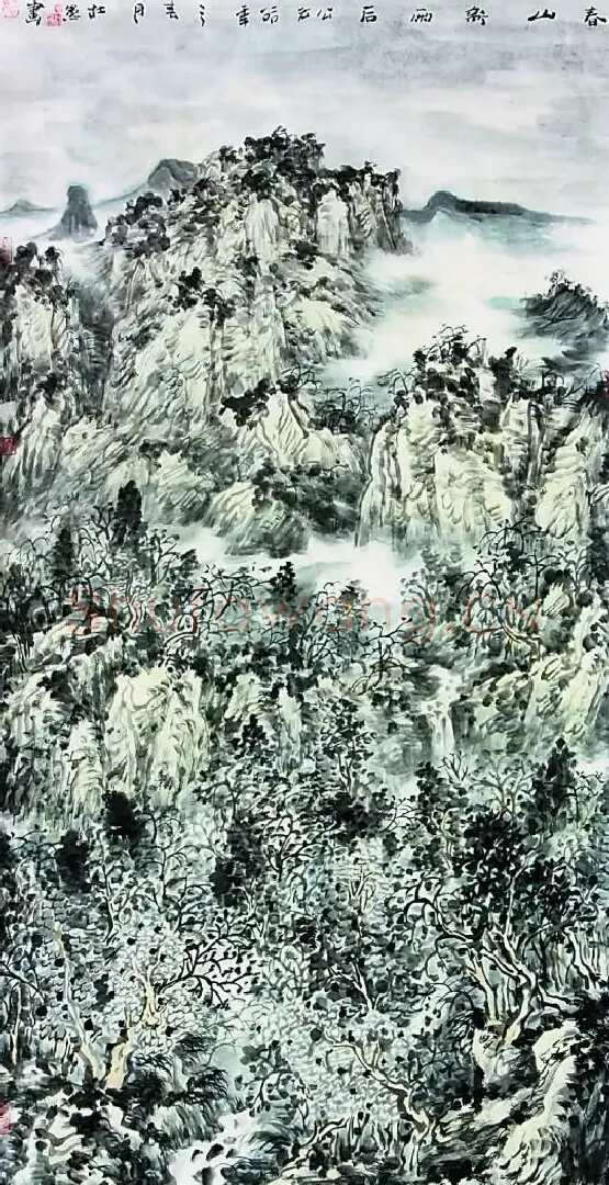 杜愚·春山新雨后
