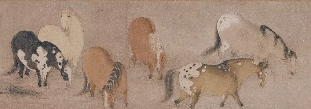 韩干·十六神骏图卷