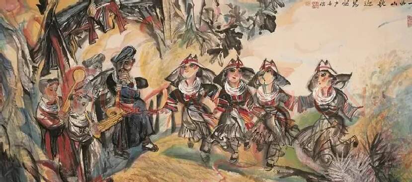 杨力舟·一曲山歌迎客忙