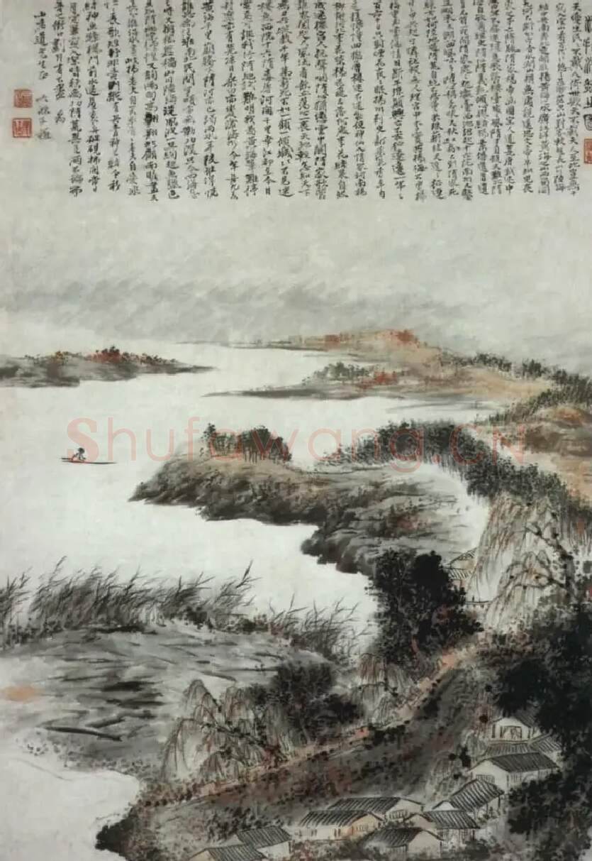 石涛·淮扬洁秋图