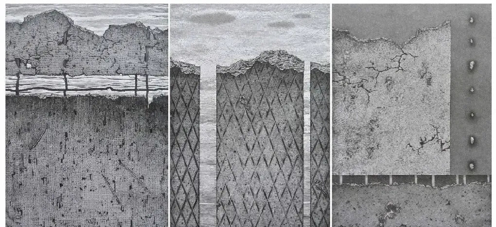 杨少华·关于钢筋和水泥的重构系列组画