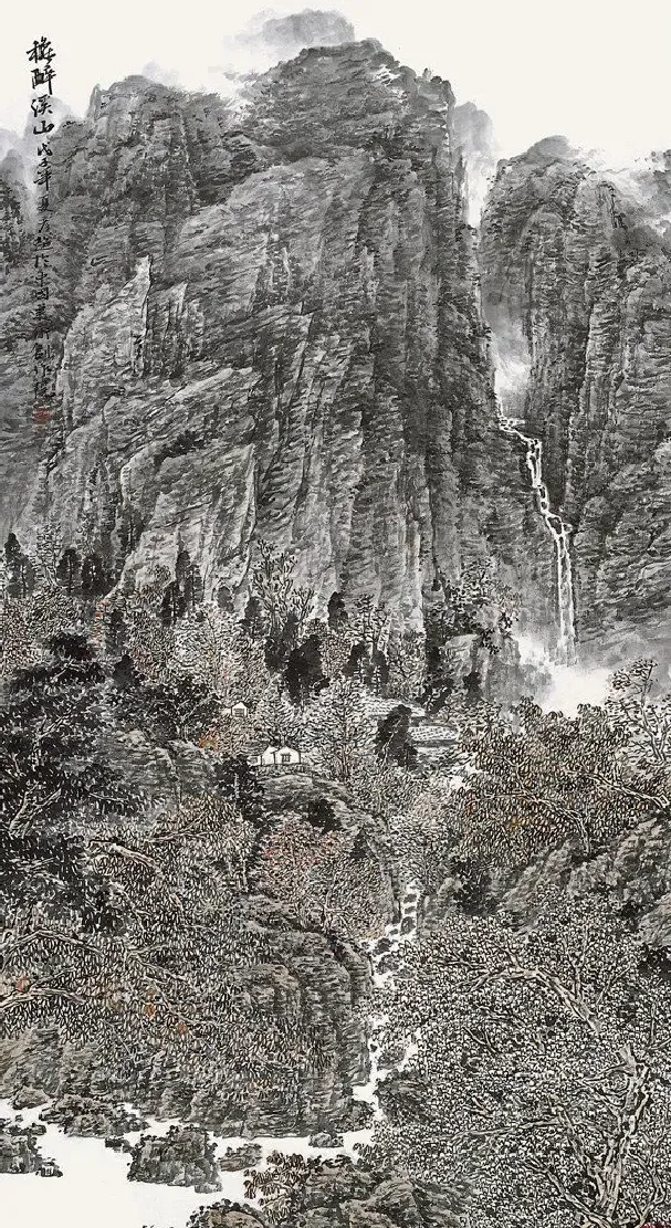 何彦超·秋醉溪山