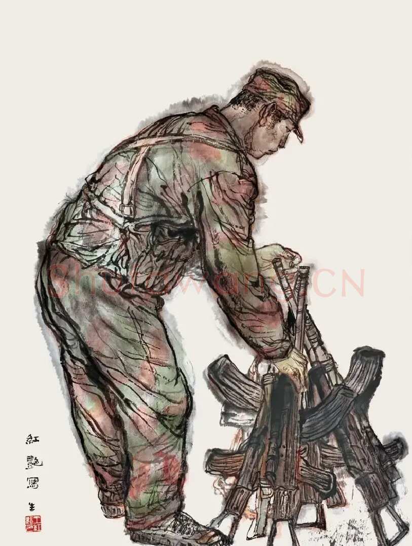 王红艳·士兵与枪
