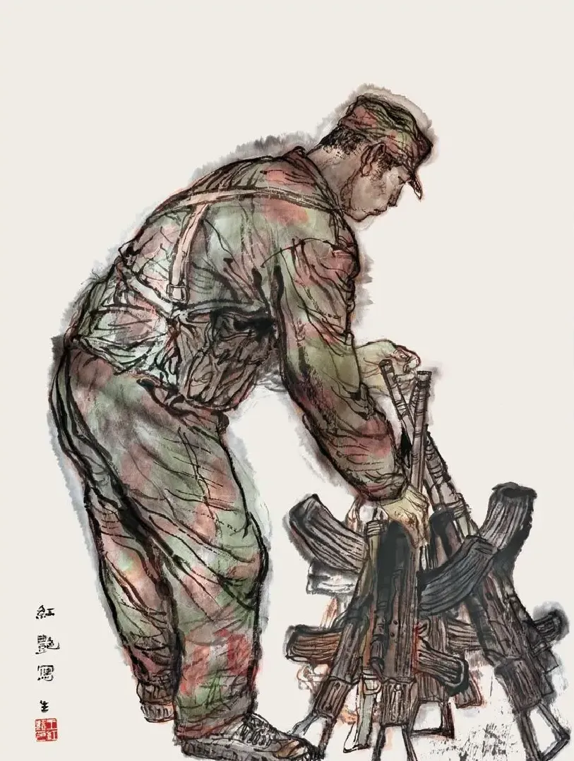 王红艳·士兵与枪