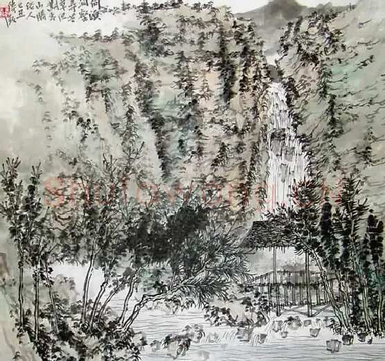 仇传澄·但对青山胜俗人