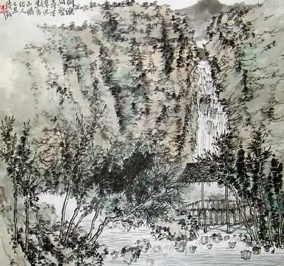 仇传澄·但对青山胜俗人