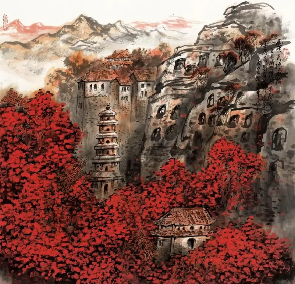 朱葵·霜月栖霞